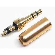 Audio Jack male (Sterio) gold